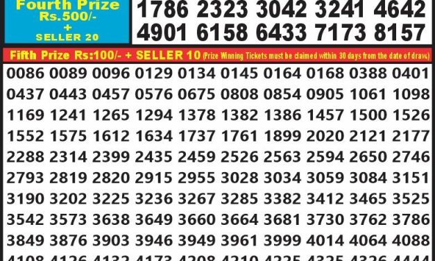 Dear 10 lottery 1:30pm result 09.09.24